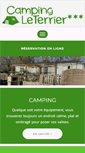 Mobile Screenshot of camping-terrier64.com
